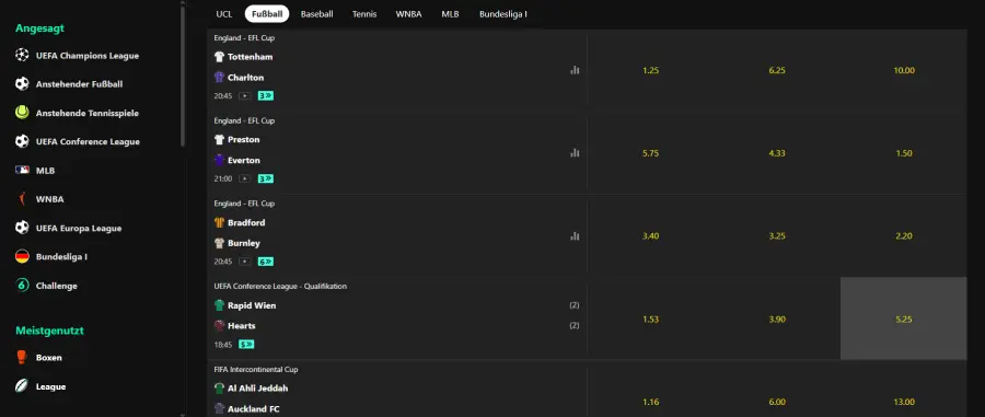 Scommesse ufc italia